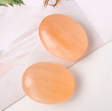 Orange Selenite stone