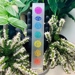 7 chakra selenite wand