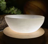 Selenite Bowl Lamp