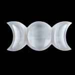 Selenite moon dish