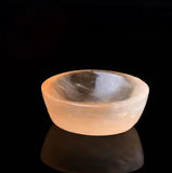 Peach Selenite Crystal Bowl