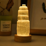 Selenite cleansing lamp