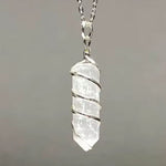 Selenite Stone Necklace