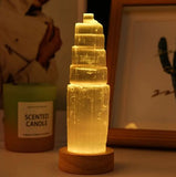 Selenite cleansing lamp