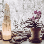 Selenite Crystal Lamp