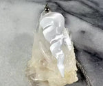 Selenite Pendulum Necklace