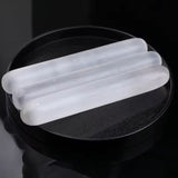 White rounded selenite wand