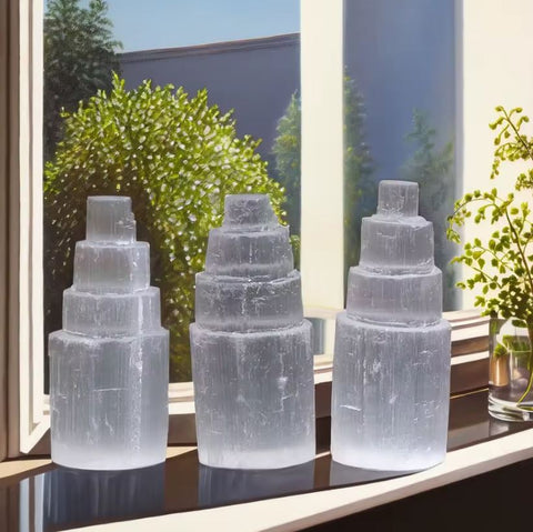 Raw Selenite Tower