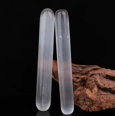 Polished selenite wand