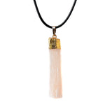 Orange Selenite Necklace