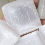 5 pack of squared selenite tumbled stone